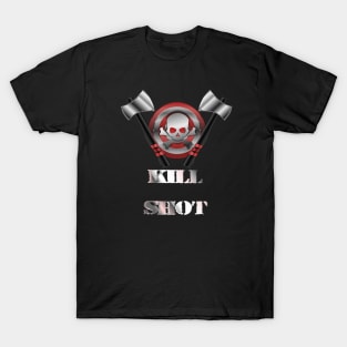 Jolly Target Kill Shot Double Throwing Axes T-Shirt